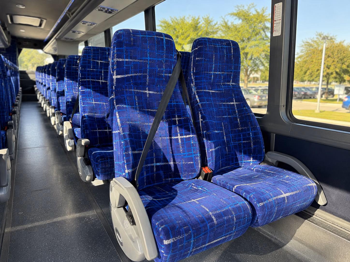 bismarck charter bus interior