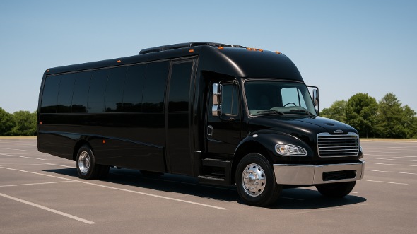 Exterior of Charter Bus Company Bismarck's 15 Passenger Minibus in Bismarck