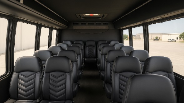 bismarck 15 passenger minibus inside