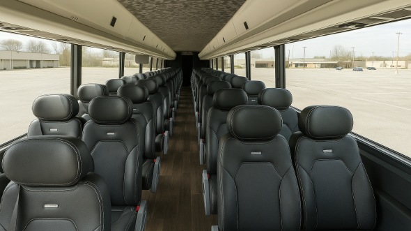 bismarck 18 passenger minibus inside