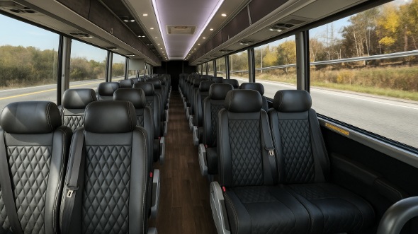 bismarck 20 passenger minibus inside