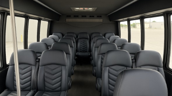 bismarck 25 passenger minibus inside